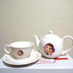 不二家ペコちゃん ミルキーティータイムセット ティーポット