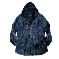 Vintage 00s【gimmick】shirts×hoodie jacketのサムネイル