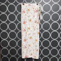 春【匿名配送】 FOREVER21 花柄 ロング ラップ スカート 春 夏 薄手のサムネイル
