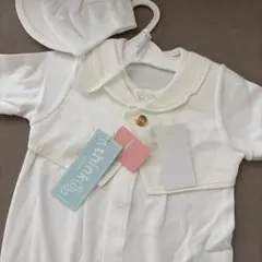 ベビー　ドレスオール ホワイト 50~70cm