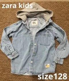 zara kids DENIM EDIT フード付きデニムジャケット