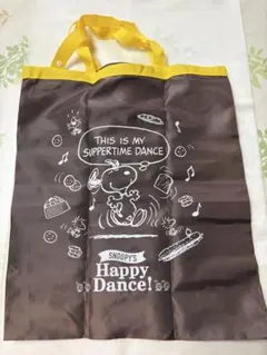 スヌーピー エコバッグ ブラウン