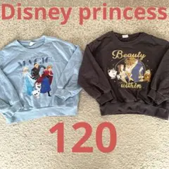 女の子　トレーナー　ディズニー　プリンセス