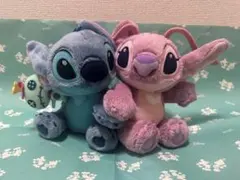 スティッチ＆エンジェル ペアぬいぐるみセット（くっついちゃうぬいぐるみ）2体