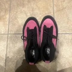 Vans スニーカー ブラック ピンク