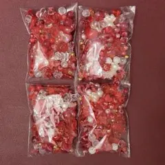 赤系☆ビーズセット☆１セット １２０円☆資材整理中SALE