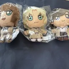 ともぬい 進撃の巨人 コニー ジャン サシャ　まとめ 進撃の巨人 ともぬい ぬいぐるみ vol.2 ジャン サシャ コニー - メルカリ