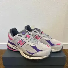美品 New Balance スニーカー M2002RWB 27㎝ New Balance M2002RWB GRAY/PINK（ニューバランス M2002RWB