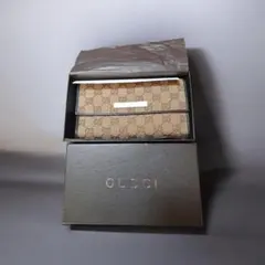 GUCCI GGキャンバス 長財布