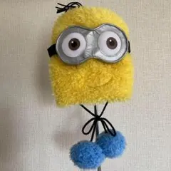 USJ ミニオン　ファンキャップ　帽子　ぬいぐるみ　ふわふわ　ユニバ