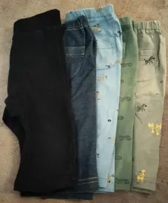 レギンス、パンツセット 80cm5点セット