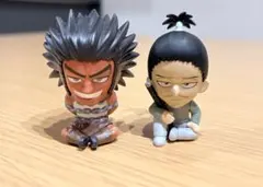 HUNTER×HUNTERミニフィギュア 2体セット ウボォーギン ノブナガ