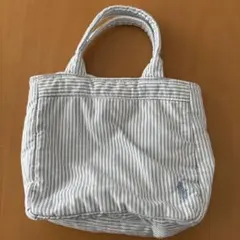 ラルフローレン ストライプ ミニトート バッグ