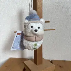 ダッフィー 雪だるまのぬいぐるみチャーム シークレットオブスノーウィーデイ