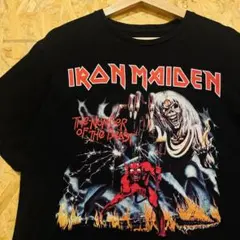 【激レア】公式アイアンメイデン 魔力の刻印 666 バンT ※ダメージありのサムネイル