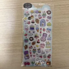 シマエナガ　インコ　スイーツ　シール　my bird