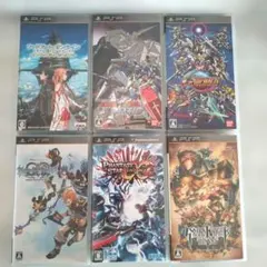 PSP ゲームソフト　6本セットのまとめ売り　　※読み込み確認済み