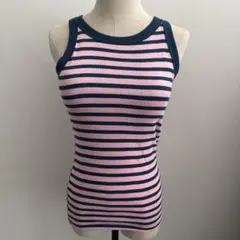 【新品】Robert P. Miller ボーダーカップ付きタンクトップのサムネイル