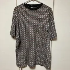 USA製 OLDステューシー Stussy 80's 総柄 ポケットTシャツ M