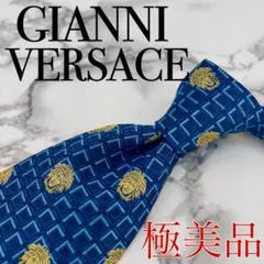 【極美品】GIANNI VERSACE ヴェルサーチ ネクタイ メデューサ柄