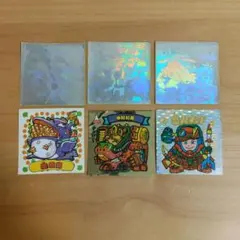 ビックリマンシール　新決戦　6枚　ジャンク品