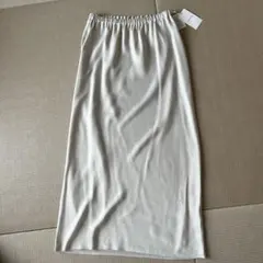 LEPSIM ストレッチサテンスカート