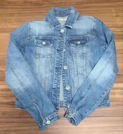 美品　レトロガール　デニムジャケット　レディース