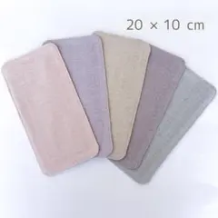 ハーフサイズのガーゼハンカチ（6重ガーゼ）　　＊くすみカラー