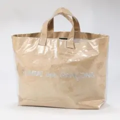 COMME des GARCONS ギャルソン紙袋 ビニール トートバッグ大容量