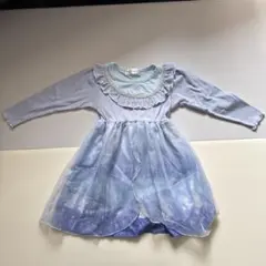 アナと雪の女王　エルサ　水色ワンピース 100cm