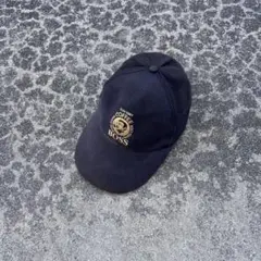 90s SUNTORY BOSS 刺繍ロゴキャップ ネイビー 企業物