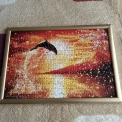 ラッセン　イルカと夕日の300ピースジグソーパズル