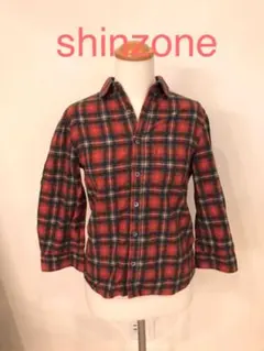 【美品】shinzone チェックシャツのサムネイル
