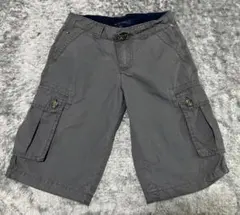 TOMMY HILFIGER キッズ カーゴハーフパンツ グレー 10