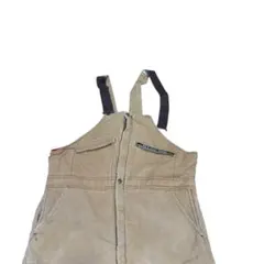 USA 製　KEY カーキ　オーバーオール 耐久性 ジッパー付き