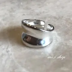 silver925 ボリュームデザインリング　シルバー925 ワイド
