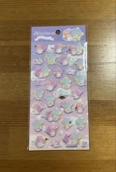 リトルツインスターズ　ぷくっとシール