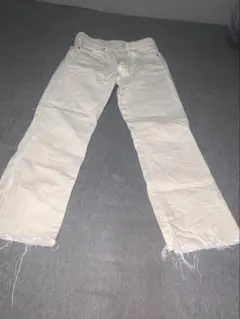 ZARA レディース ホワイトデニム