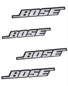 BOSE スピーカー エンブレム タイプ セット 両面テープ止め アルミ製