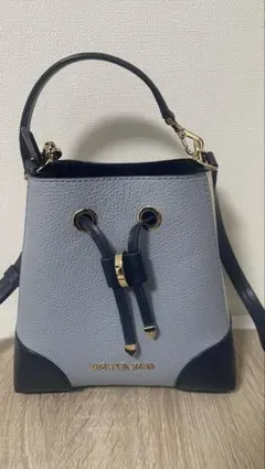 極美品✨ マイケルコース 2way 巾着 ショルダーバッグ レザー ゴールド 