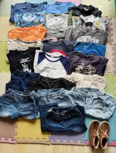 男の子　夏服22点+おまけ1点、まとめ売りのサムネイル
