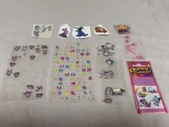 平成　シールまとめ売り　ディズニー　ピンクパンサー　ぷくぷくひらがなシール