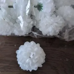 造花 アートフラワー ホワイト まとめ売り