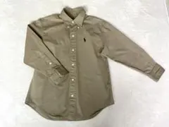 【着用1回】極美品 Polo Ralph Lauren コットンシャツ ベージュ