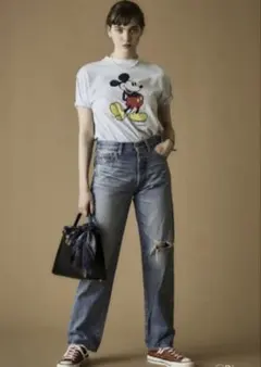 シンゾーン MICKEY TEE ミッキー Tシャツ 水色のサムネイル