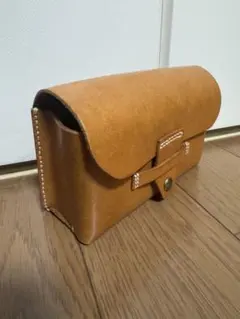 レザー製フラップ式ツールバッグ/ハンドメイド/厚革 - メルカリ