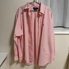 【Ralph Lauren】ピンク シャツ