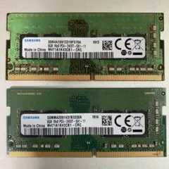 Samsung 8GB DDR4 メモリ 2400MHz 2枚