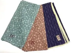 【新品/未使用】和柄ハンカチ　3枚組