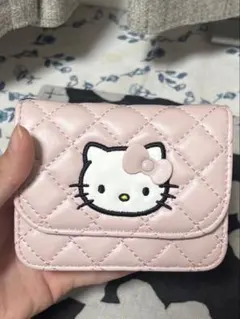 【新品未使用】HELLO KITTY キルティングカードケースキーチャーム
